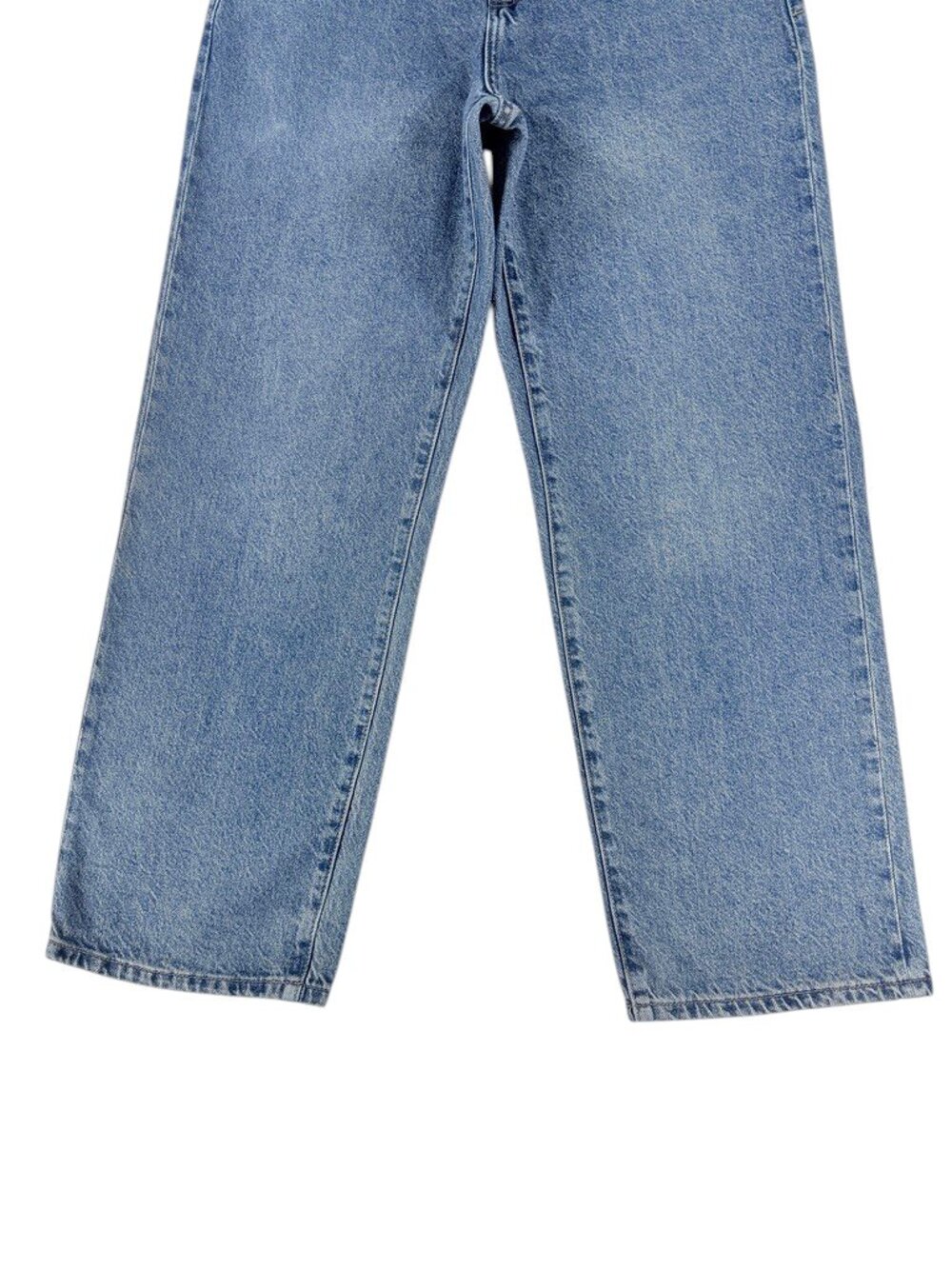 Women's PacSun Baggy Wide Leg Jeans Size 30 Mid Rise Light Wash - Picture 3 of 14